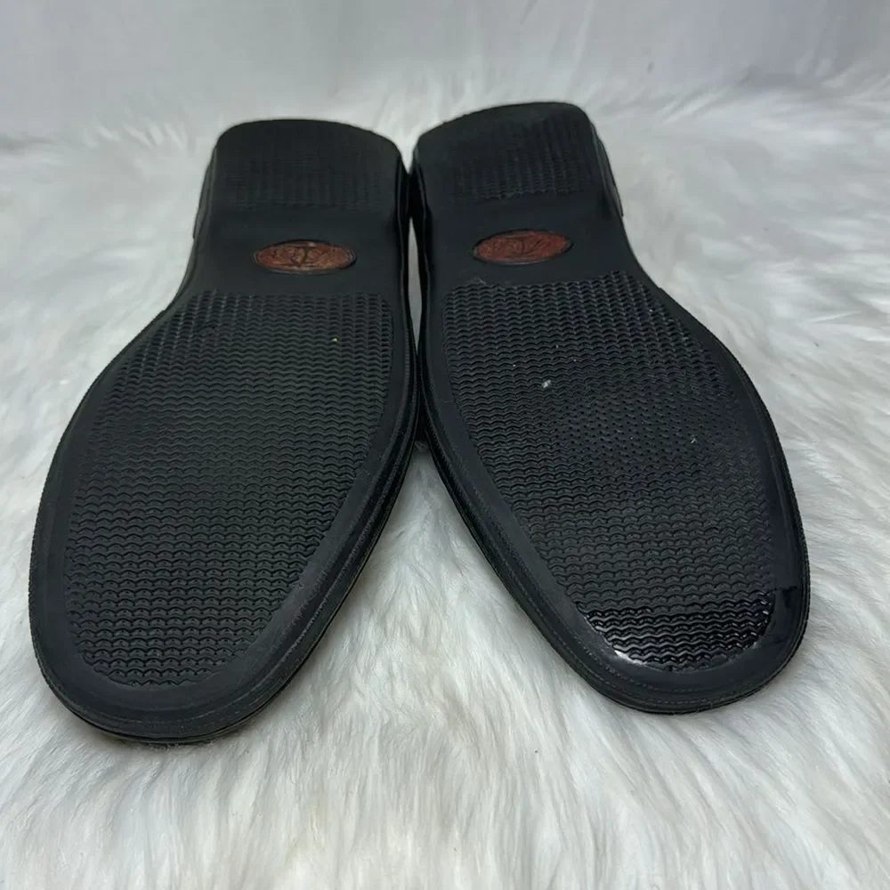 Tommy Bahama Black/Tan Leather‎ Loafers Sz 8  display picture 1